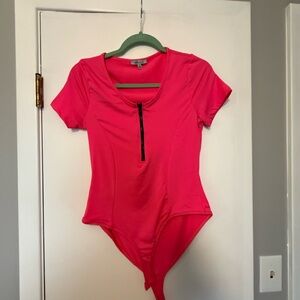 White Birch Vibrant Pink Top